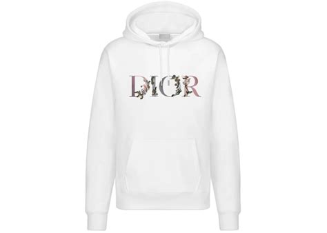 dior hoodie flower|stockx dior flowers hoodie.